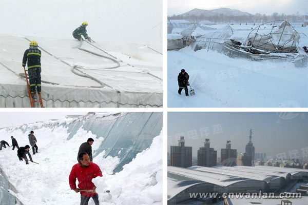 溫控電伴熱帶溫室頂棚和排水天溝除雪